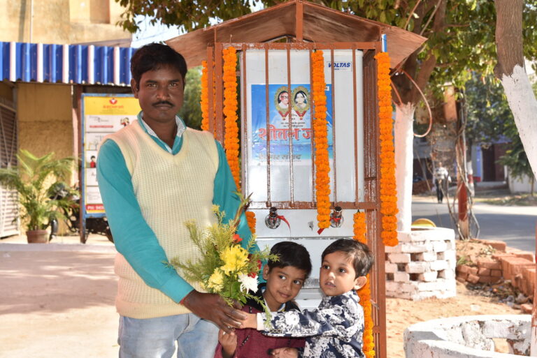 Water Cooler Installation and Inauguration